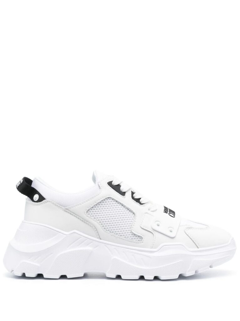 Versace Jeans Couture panelled leather low-top sneakers