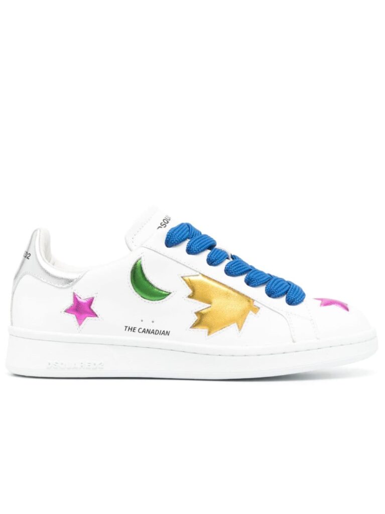 Dsquared2 multi-panel lace-up sneakers