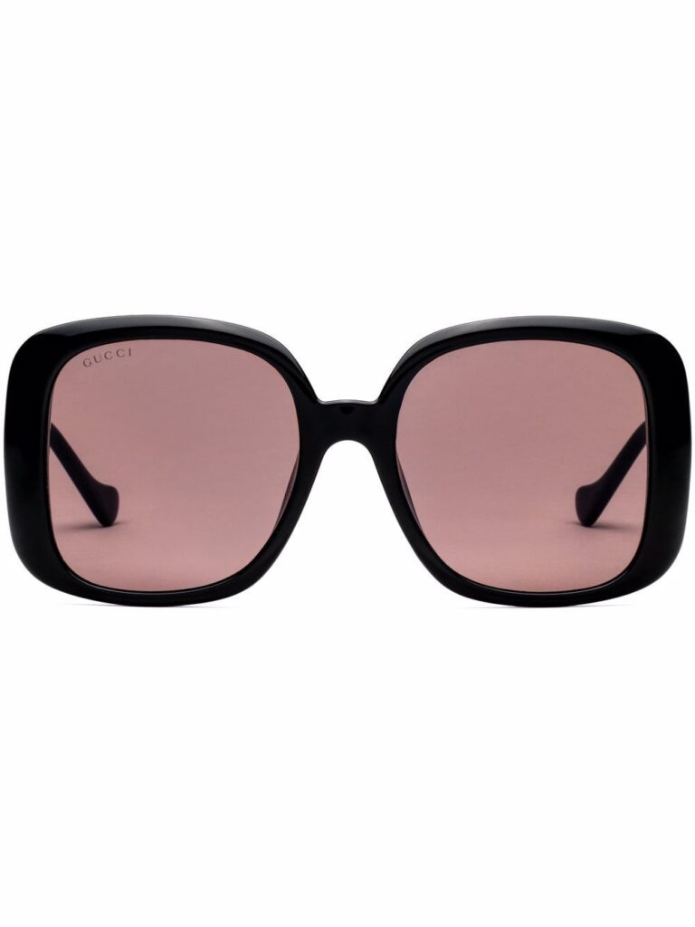 Gucci Eyewear logo-plaque oversized sunglasses