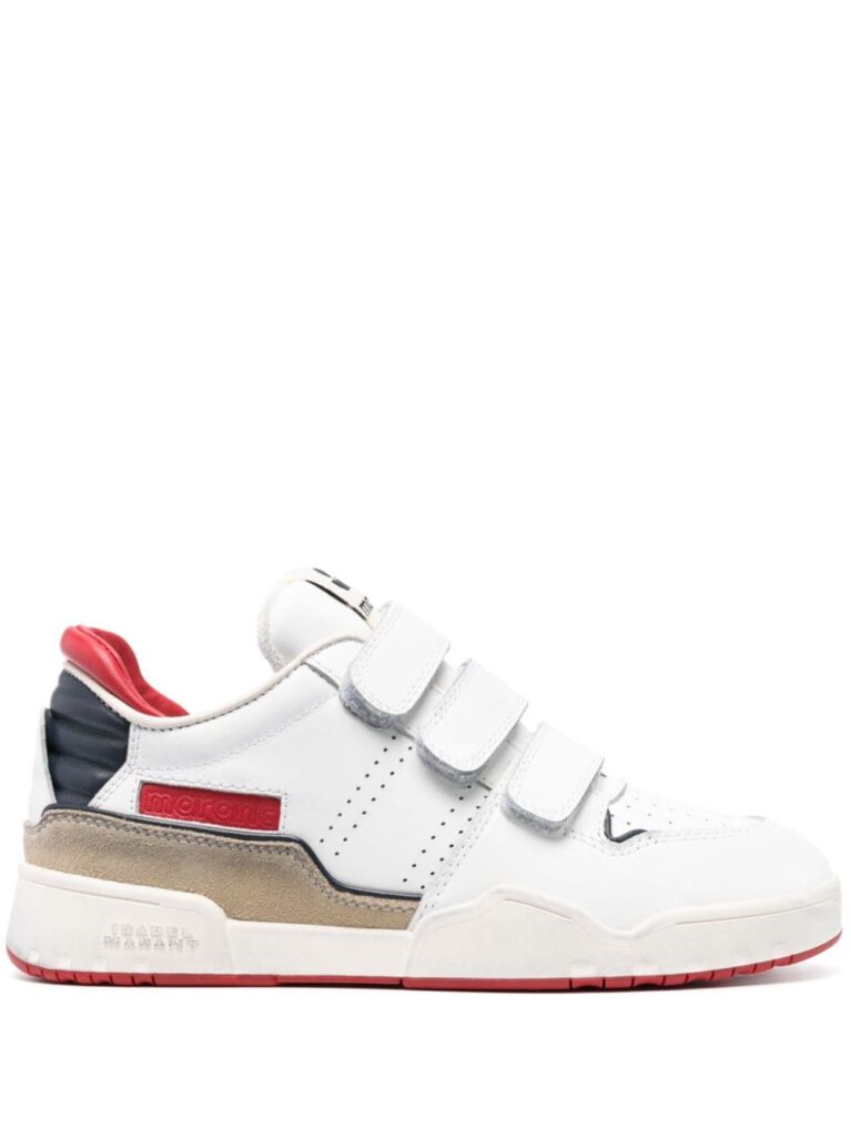 ISABEL MARANT logo-patch touch-strap sneakers