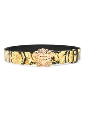 Versace Medusa Head leather belt