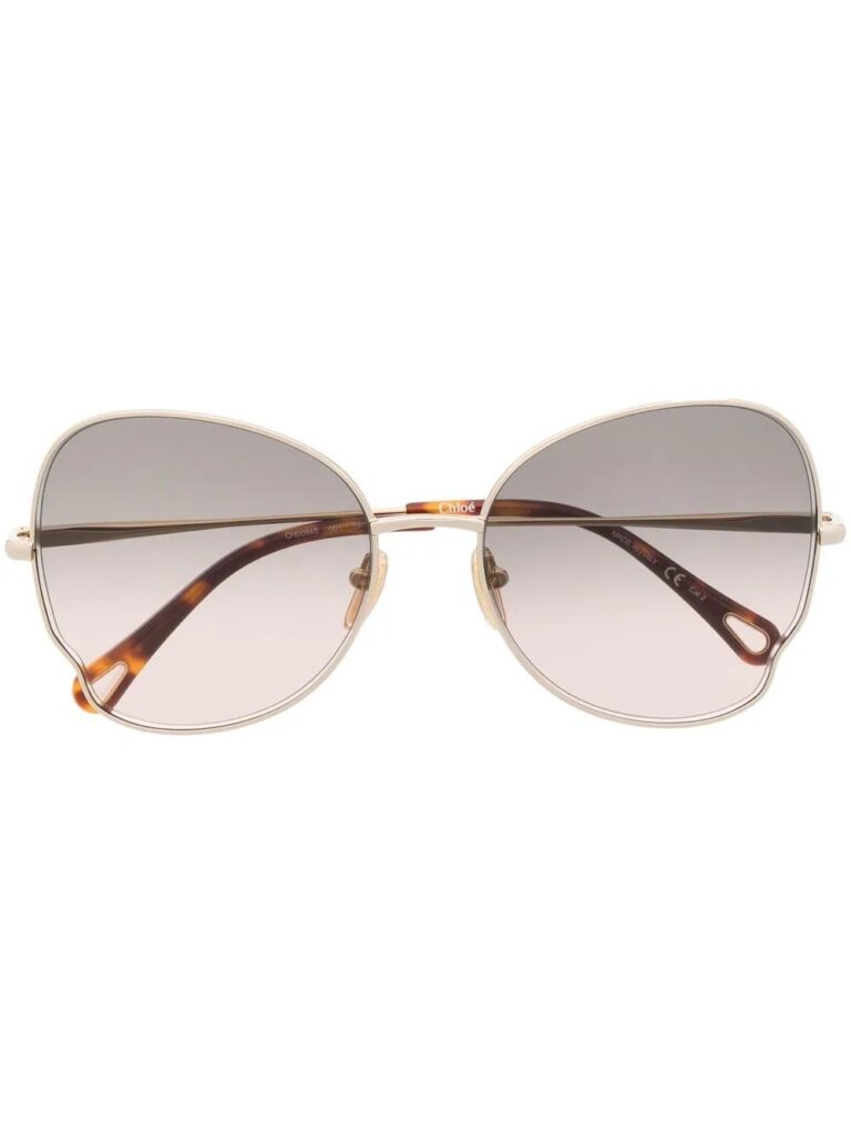 Chloé Eyewear gradient-effect oversize-frame sunglasses
