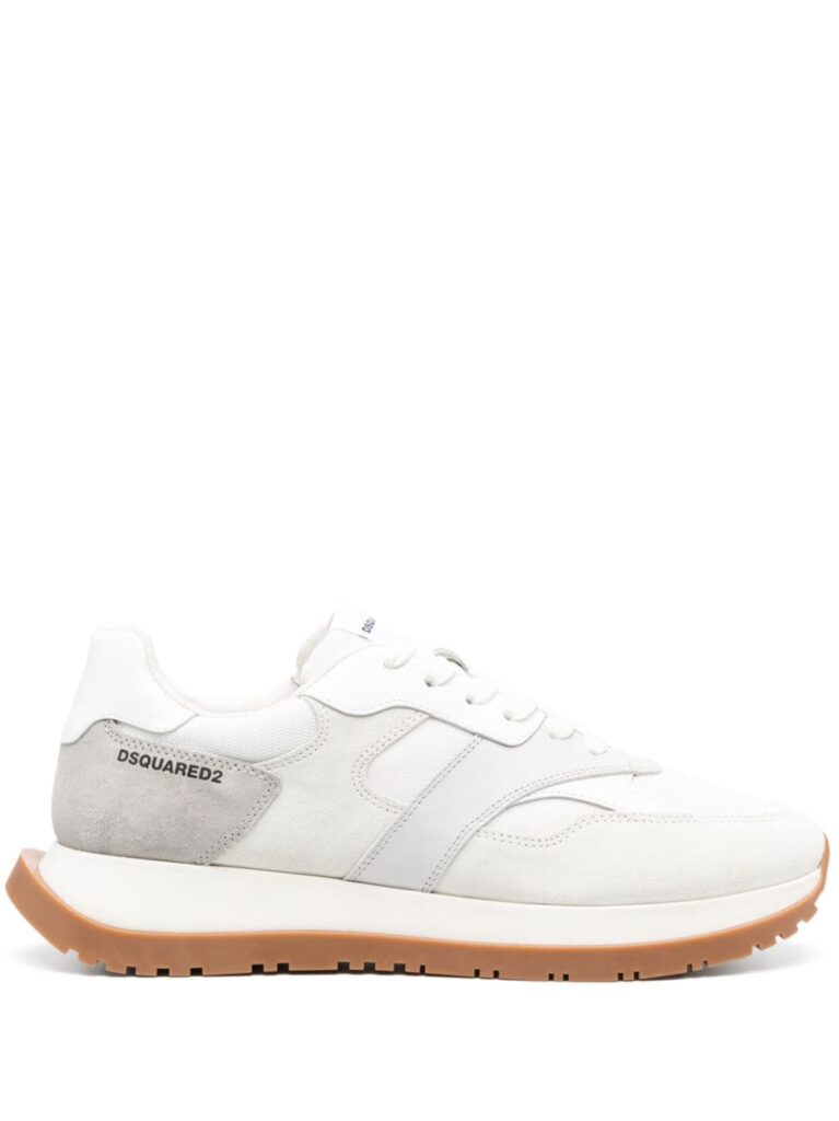 Dsquared2 colour-block panelled leather sneakers