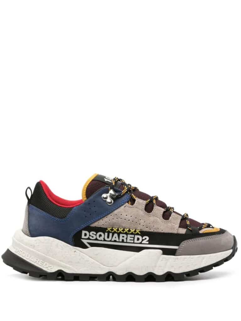 Dsquared2 panelled leather sneakers