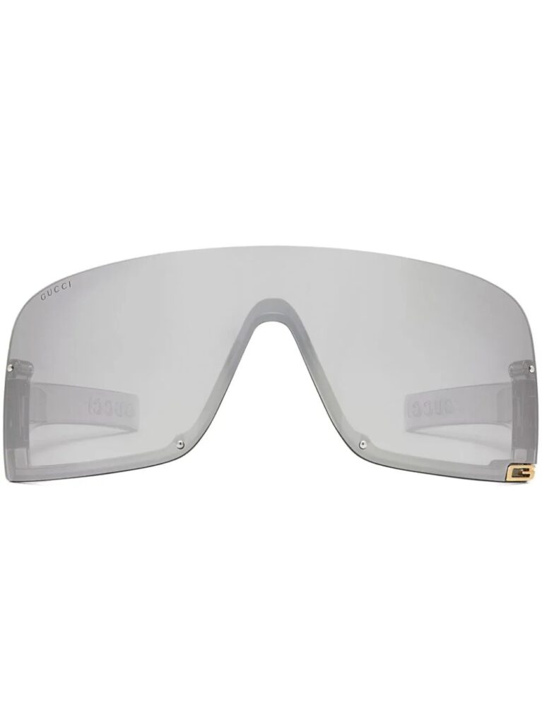 Gucci Eyewear Mask-Shaped oversize-frame sunglasses