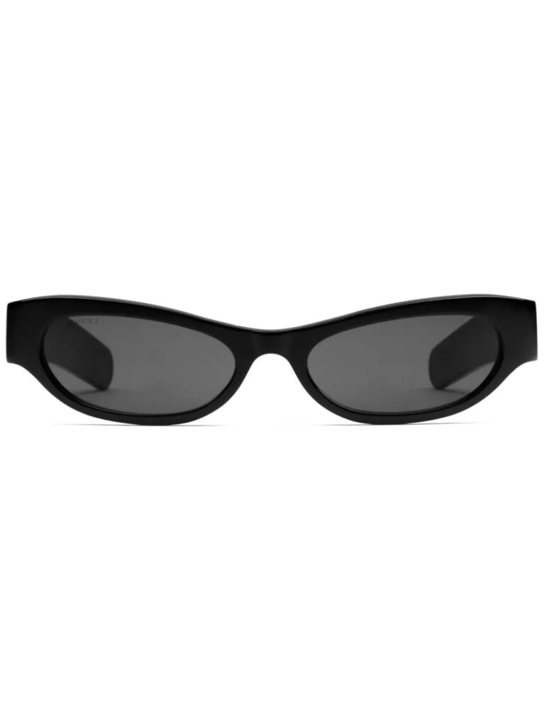 Gucci Eyewear logo-engraved cat-eye frame sunglasses
