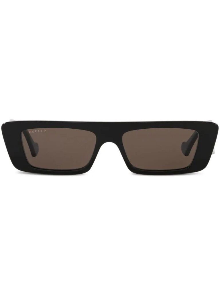 Gucci Eyewear logo-print rectangle-shape sunglasses