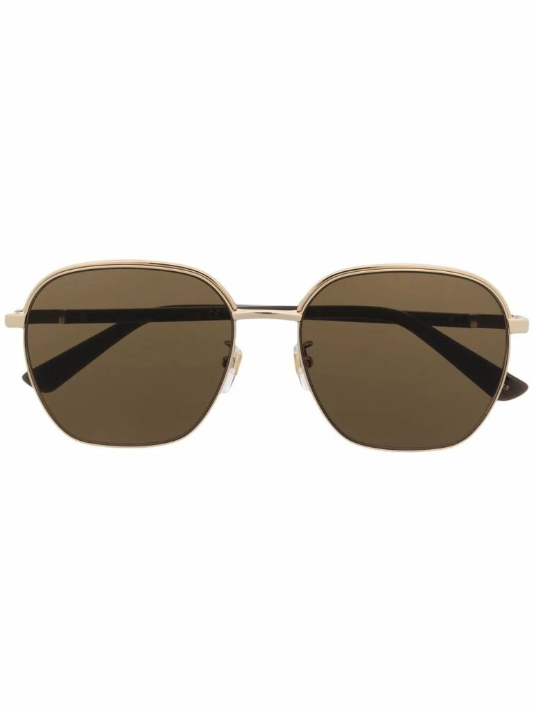 Gucci Eyewear metallic-frame sunglasses
