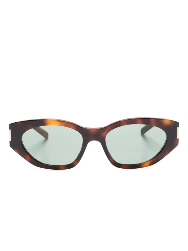 Saint Laurent tortoiseshell-effect cat-eye sunglasses