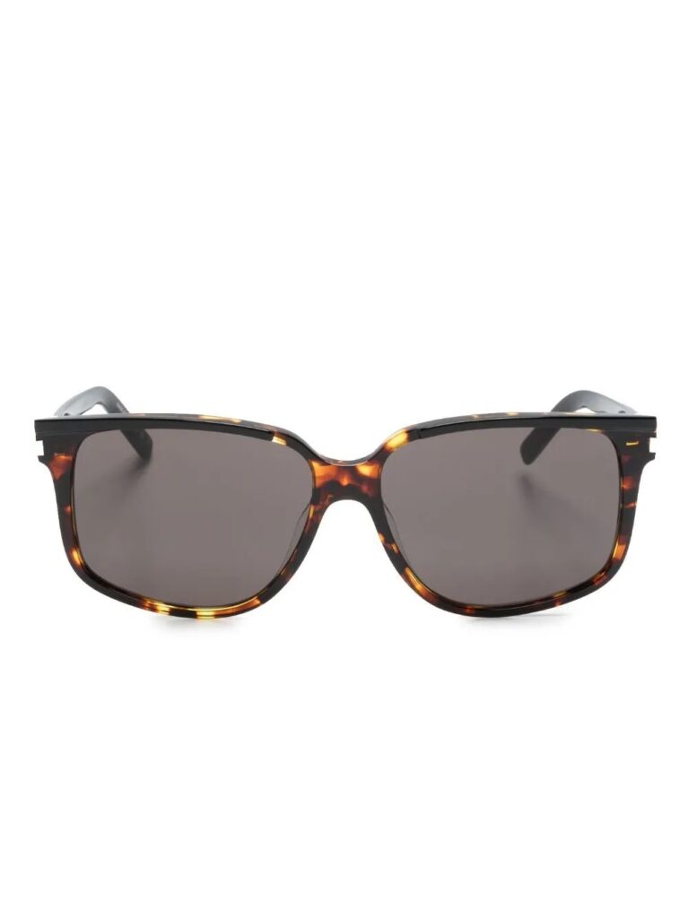 Saint Laurent tortoiseshell square-frame sunglasses