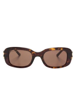 Balenciaga Eyewear Dinasty tortoiseshell rectangle-frame sunglasses