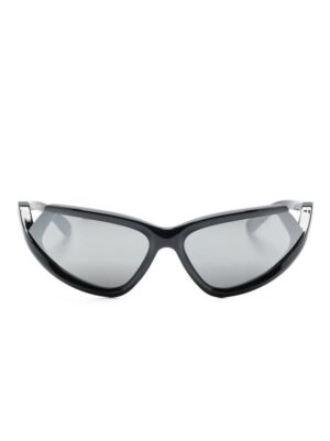 Balenciaga Eyewear Side Xpand Mirror oval-frame sunglasses
