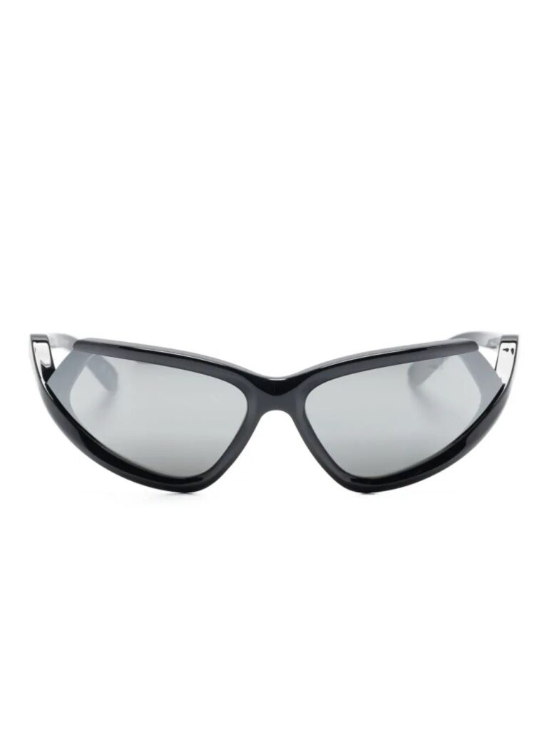 Balenciaga Eyewear Side Xpand Mirror oval-frame sunglasses