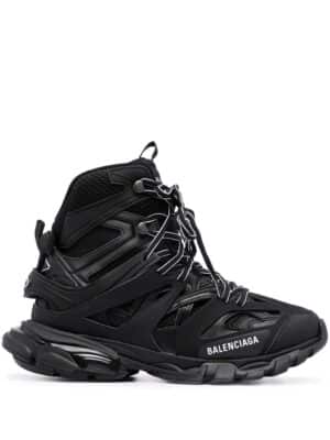 Balenciaga logo-print lace-up sneakers