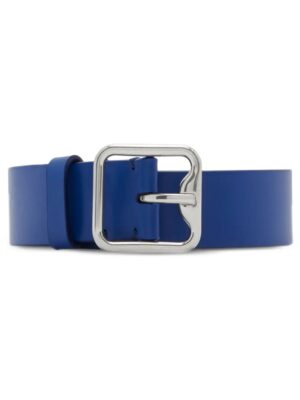 Burberry B bucked leather belt