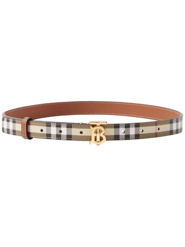 Burberry Vintage Check logo-buckle belt