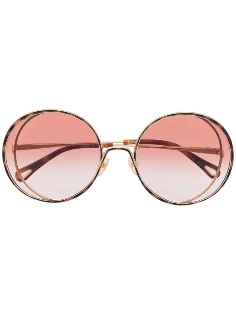 Chloé Eyewear Tayla round oversized sunglasses