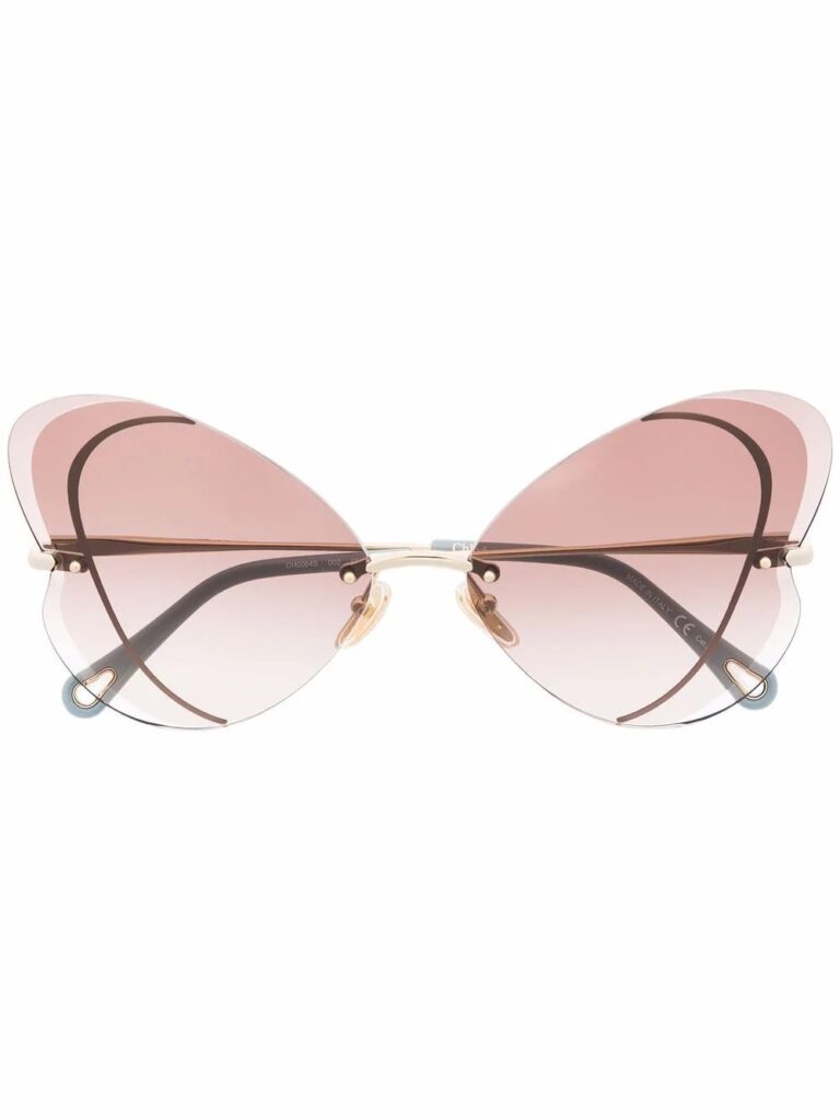Chloé Eyewear gradient oversize-frame sunglasses