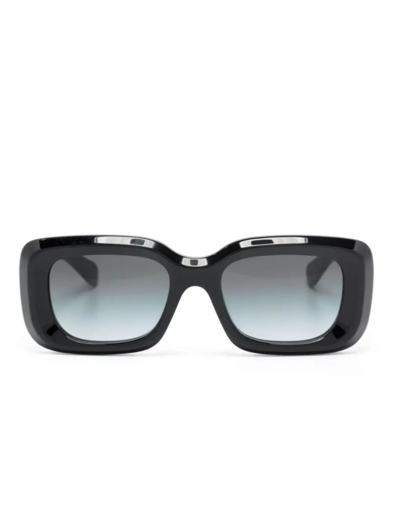 Chloé Eyewear logo-print rectangle-frame sunglasses