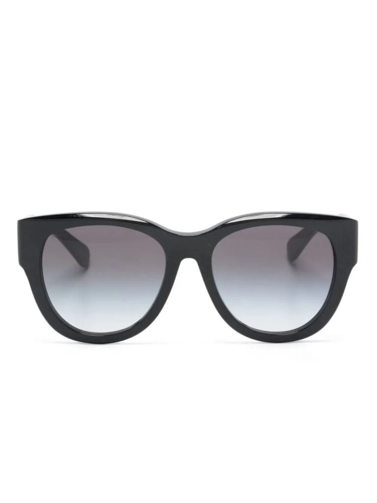 Chloé Eyewear logo-print round-frame sunglasses