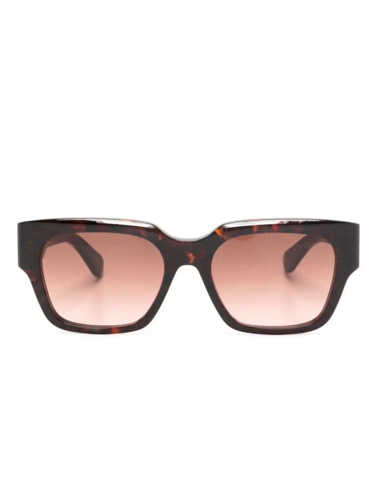 Chloé Eyewear logo-print square-frame sunglasses
