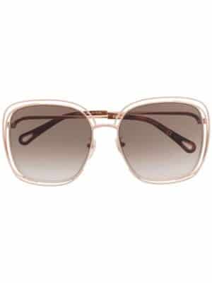 Chloé Eyewear oversize frame sunglasses