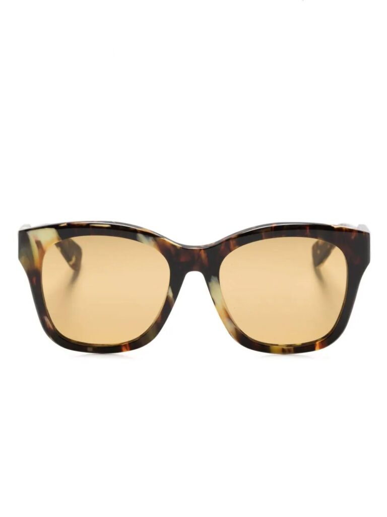 Chloé Eyewear tortoiseshell-effect cat eye-frame sunglasses