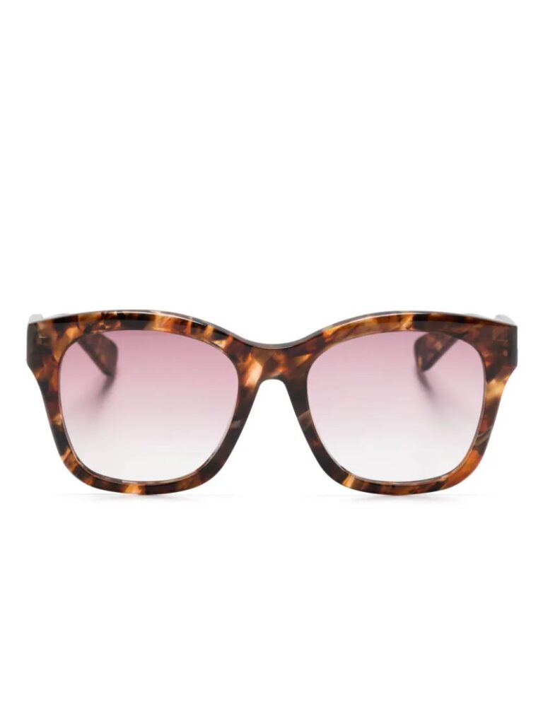 Chloé Eyewear tortoiseshell-effect cat eye-frame sunglasses