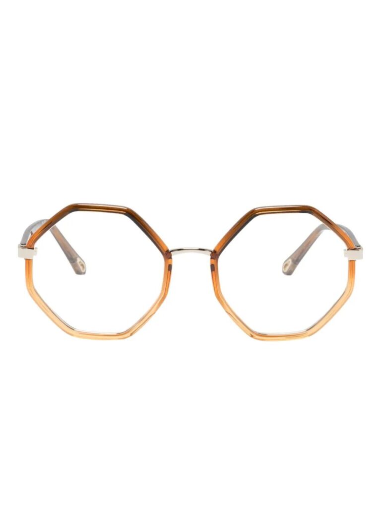 Chloé Eyewear transparent octagonal-frame glasses