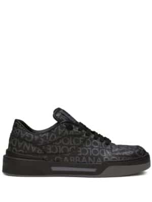 Dolce & Gabbana New Roma coated-jacquard sneakers