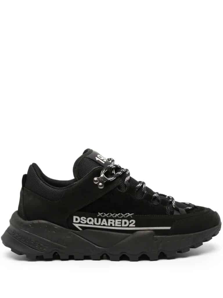 Dsquared2 Free panelled suede sneakers