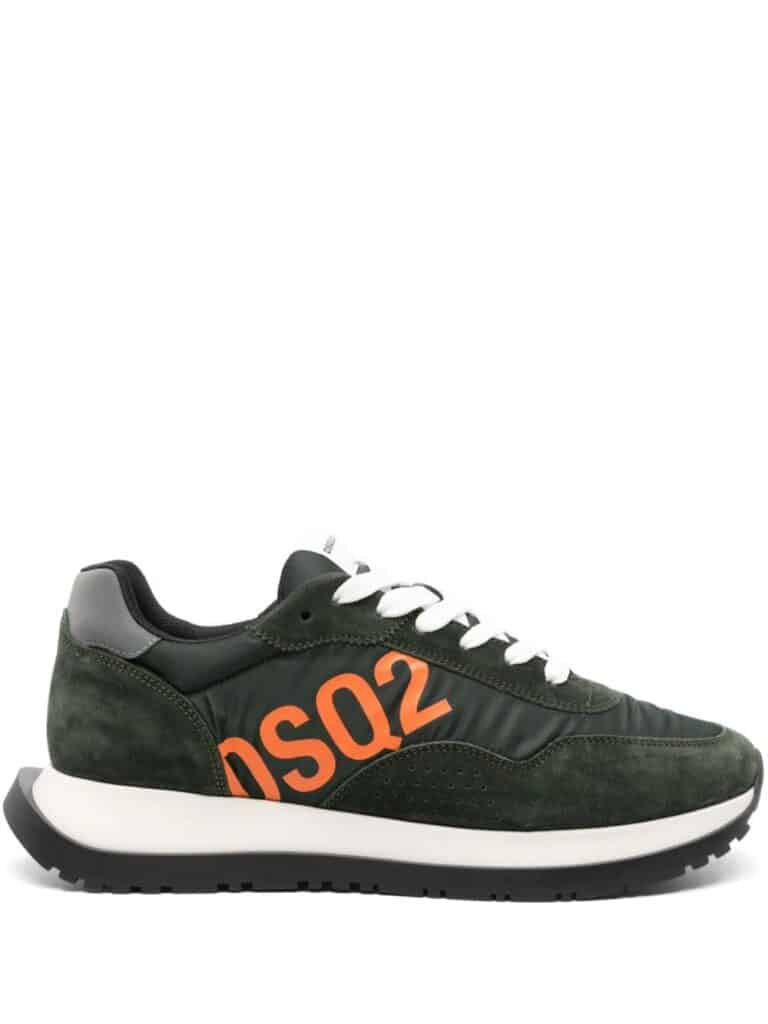 Dsquared2 Running logo-print panelled sneakers