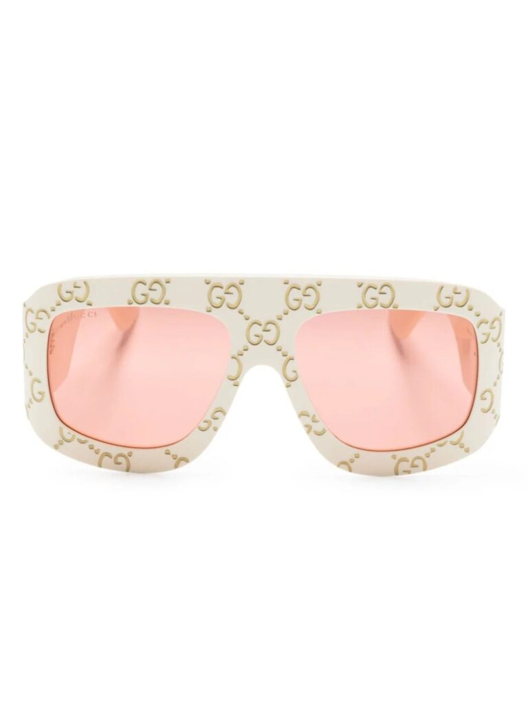 Gucci Eyewear GG monogram pilot-frame sunglasses
