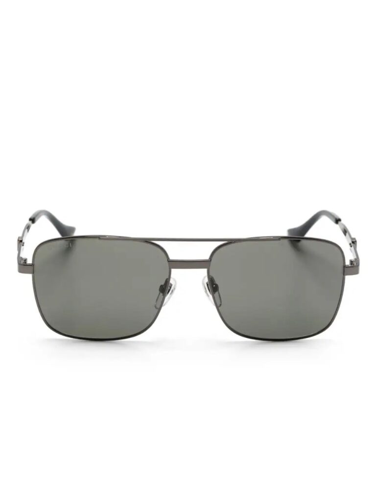 Gucci Eyewear Web stripe square-frame sunglasses