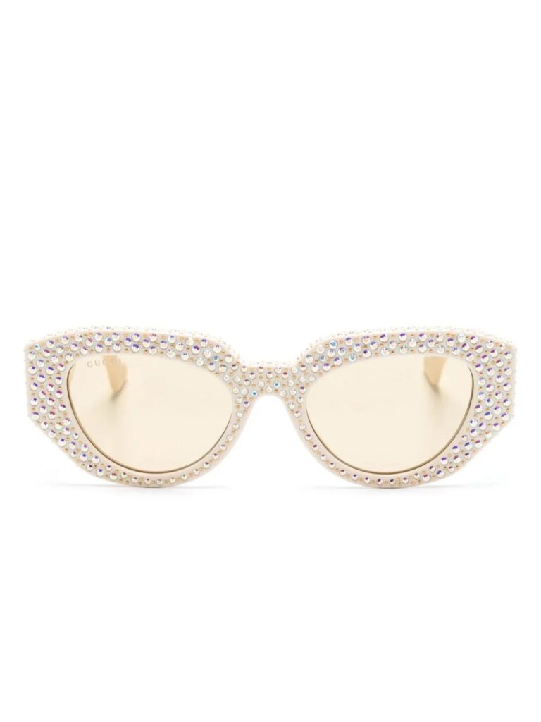 Gucci Eyewear geometric-frame tinted glasses