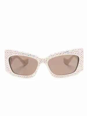 Gucci Eyewear geometric-frame tinted sunglasses