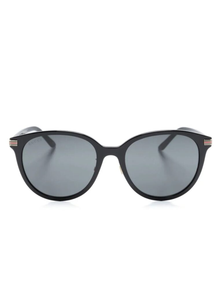 Gucci Eyewear logo-engraved round-frame sunglasses