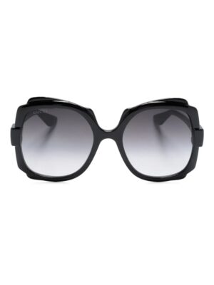 Gucci Eyewear logo-engraved square-frame sunglasses