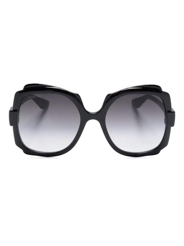 Gucci Eyewear logo-engraved square-frame sunglasses