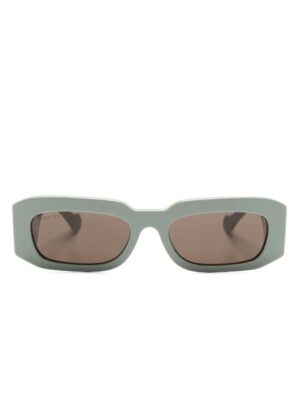 Gucci Eyewear logo-lettering rectangle-frame sunglasses