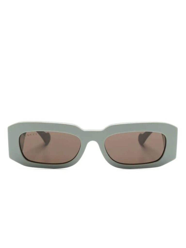 Gucci Eyewear logo-lettering rectangle-frame sunglasses