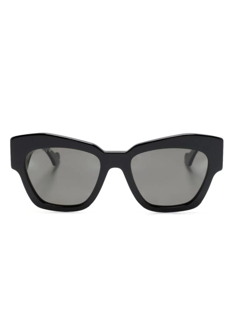 Gucci Eyewear logo-plaque oversize-frame sunglasses