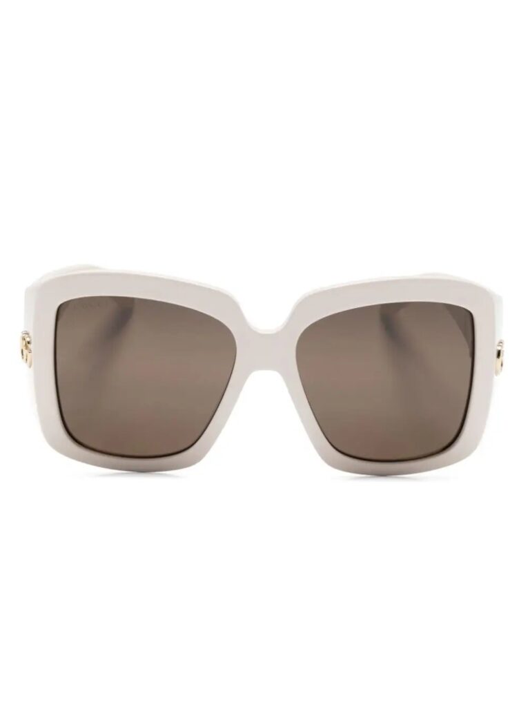 Gucci Eyewear logo-plaque oversized-frame sunglasses