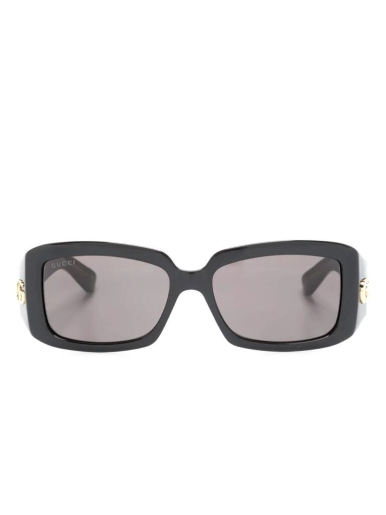 Gucci Eyewear logo-plaque rectangle-frame sunglasses