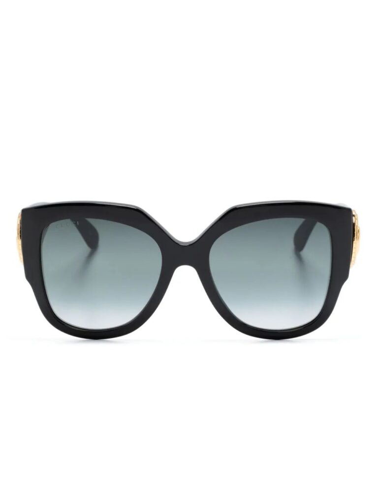 Gucci Eyewear logo-plaque round-frame sunglasses