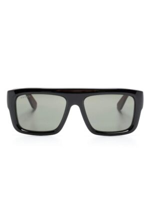 Gucci Eyewear logo-print square-frame sunglasses