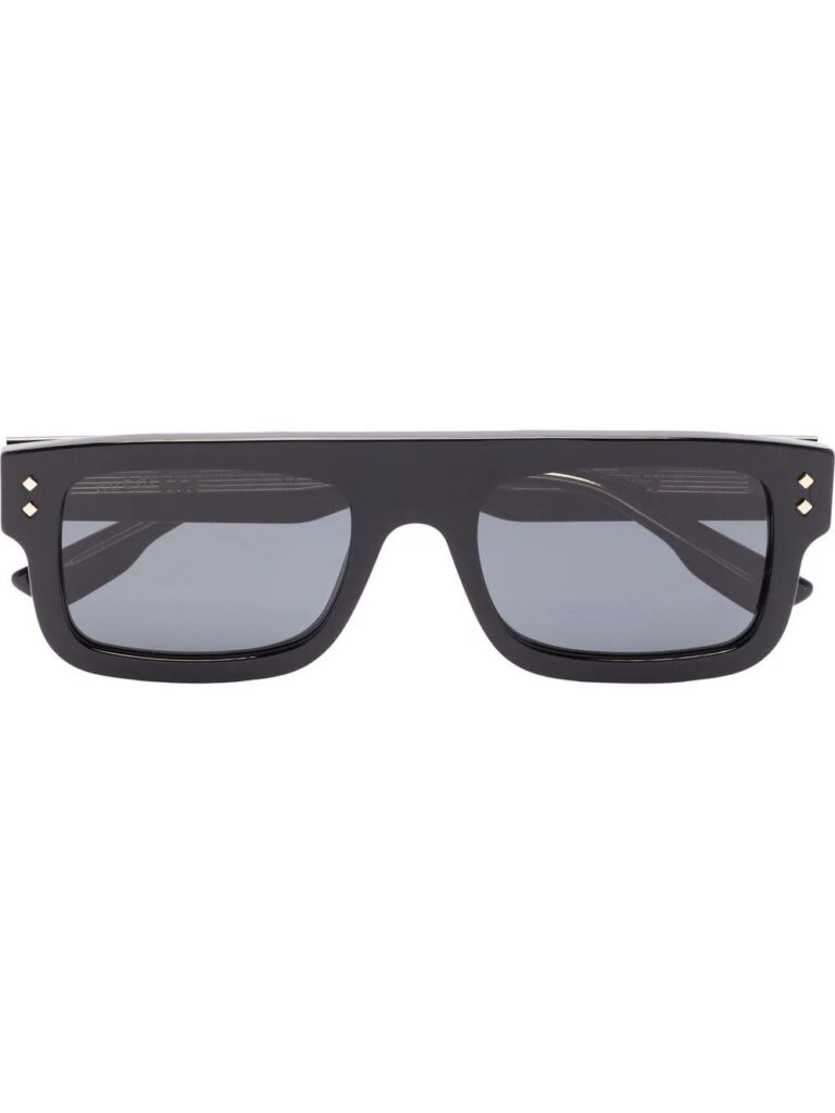 Gucci Eyewear logo print square-frame sunglasses