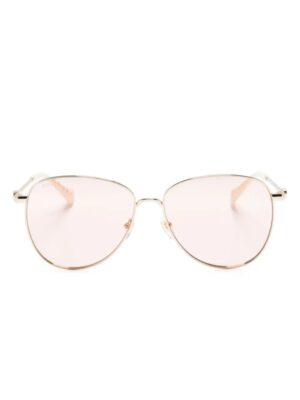 Gucci Eyewear pilot-frame straight-arms sunglasses