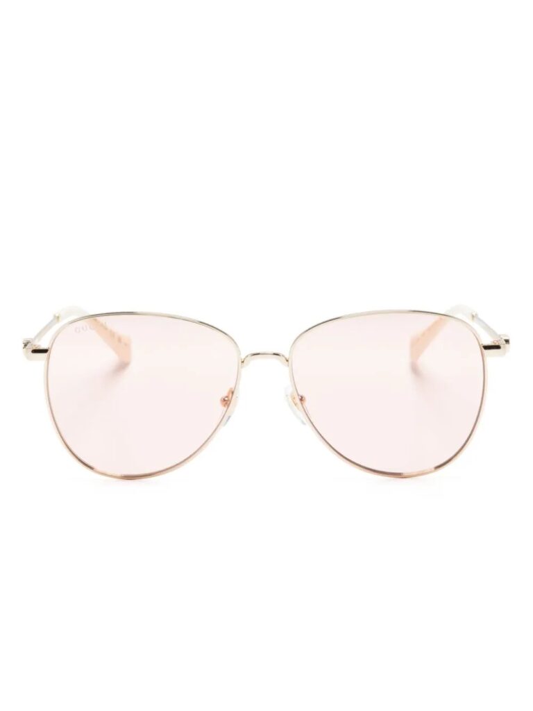 Gucci Eyewear pilot-frame straight-arms sunglasses