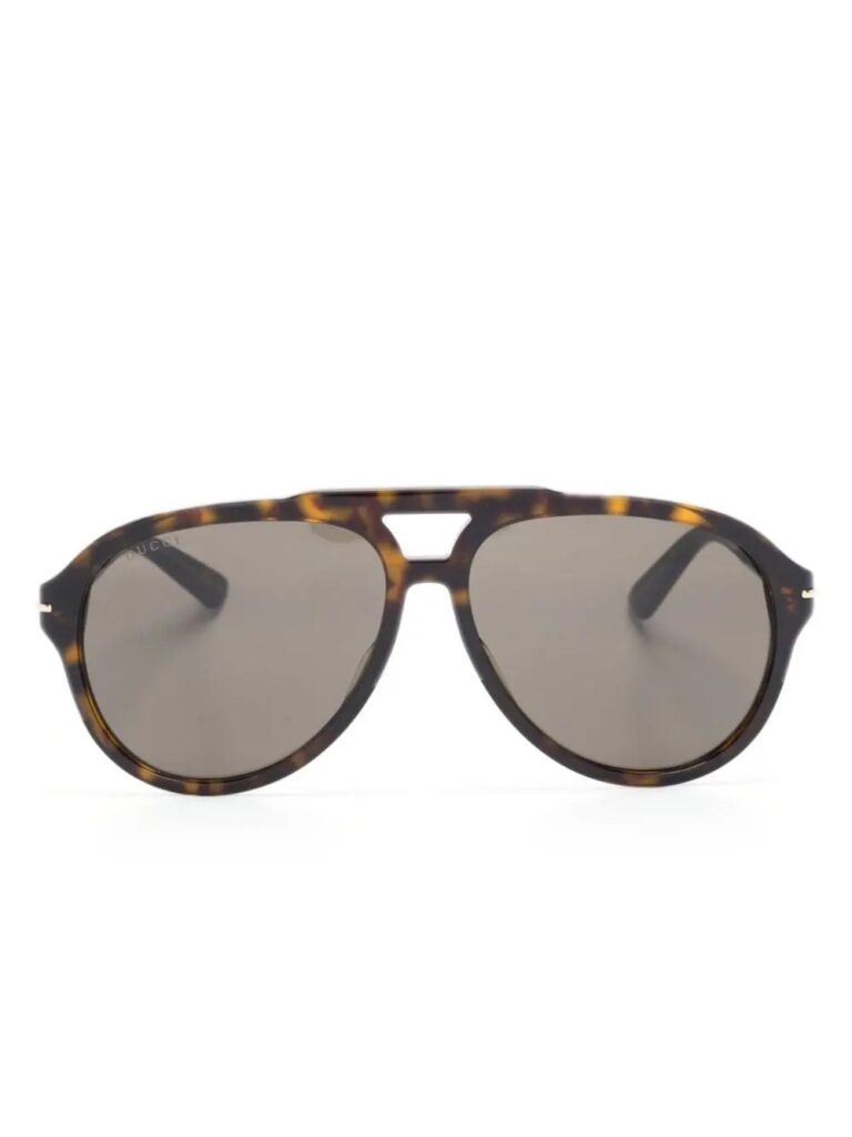 Gucci Eyewear tinted pilot-frame sunglasses